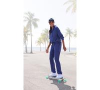 Sweatpants VIVANCE, Damen, Gr. 32/34, N-Gr, blau (dunkelblau meliert), Frottee, Obermaterial: 51% Baumwolle, 49% Polyester, meliert, Basic, Hosen, Kleine Stickerei (20278813-32) dunkelblau meliert