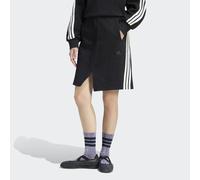 Sweatrock ADIDAS SPORTSWEAR "ADIDAS KIT 3-STREIFEN", Damen, Gr. XXL, schwarz, sanftes weiß, Obermaterial: 100% Baumwolle, Röcke, sportlicher Stil, schwere Premium -Qualität, robuste Stoffstruktur (301