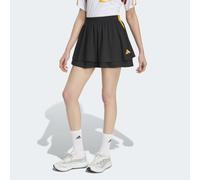 Sweatrock ADIDAS SPORTSWEAR "HOUSE OF TIRO", Damen, Gr. L, schwarz, collegiate gold, team power rot 2, Obermaterial: 100% Polyester, Röcke (99710746-L) schwarz, collegiate gold, team power rot 2