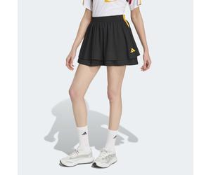 Sweatrock ADIDAS SPORTSWEAR "HOUSE OF TIRO", Damen, Gr. M, schwarz, collegiate gold, team power rot 2, Obermaterial: 100% Polyester, Röcke (99710746-M) schwarz, collegiate gold, team power rot 2