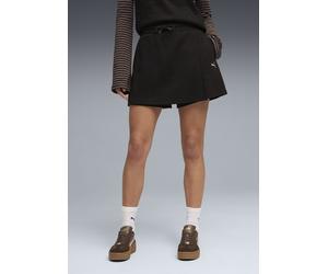 Sweatrock PUMA "CLASS HIGH-WAIST SKORT", Damen, Gr. XL, puma schwarz, Netz, Obermaterial: 60% Baumwolle, 40% Polyester, unifarben, kniefrei, Röcke, aus Baumwollmischung, für sportliche Aktivitäten, sp