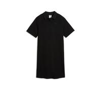 Sweatrock PUMA "CLASS POLO DRESS", Damen, Gr. L, schwarz (puma schwarz), Web, Obermaterial: 66% Baumwolle, 32% Polyester, 2% Elasthan, unifarben, kniebedeckend, Röcke, unifarbenes Design, kniebedecken