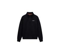 Napapijri Herren Sweatshirt B-Small Box HZ 1/2-Zip Schwarz XL
