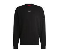 Hugo Oversized Sweatshirt Dapocrew mit Label-Print Schwarz Größe XXL
