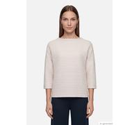 Sweatshirt BETTY BARCLAY "Damen mit Stehkragen", Damen, Gr. 40, beige, Steppware, Obermaterial: 58% Polyester, 38% Baumwolle, 04% Elasthan, gerade hüftlang, Sweatshirts Sweatshirt (39220814-40) beige