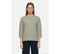 Sweatshirt BETTY BARCLAY "Damen mit Stehkragen", Damen, Gr. 46, grün (oil grün), Steppware, Obermaterial: 58% Polyester, 38% Baumwolle, 04% Elasthan, gerade hüftlang, Sweatshirts Sweatshirt (26022808-