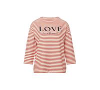 Strukturiertes Sweatshirt mit 3/4-Ärmeln und Artwork 40 creme|rot 2174962.32G1.40