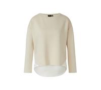 Scuba-Sweatshirt in Layering-Optik 42 blau|weiß 2179591.9303.42