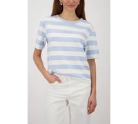 monari - Sweatshirt mit Streifen light sky ringel - Gr. - 46