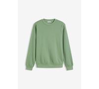Sweatshirt BONPRIX "Sweatshirt", Herren, Gr. 48/50 (M), grün (piniengrün), Sweatware, Obermaterial: 60% Baumwolle, 40% Polyester, regular fit hüftlang, Rundhals, Sweatshirts Sweatshirt, Regular Fit, m