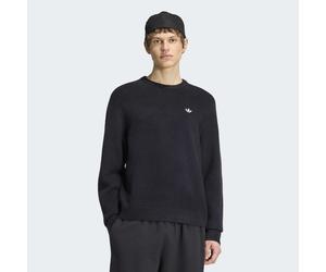 Sweatshirt ADIDAS ORIGINALS "KNITTED SWEATER", Herren, Gr. S, schwarz, Obermaterial: 59% Polyacryl, 30% Polyamid, 8% Wolle, 3% Elasthan, normal, Rundhals, angesetztes Bündchen, Sweatshirts Sweatshirt