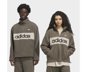 Sweatshirt ADIDAS ORIGINALS "ORIGINALS POLARFLEECE", Damen, Gr. S, branch, Obermaterial: 100% Polyester, normal, Rundhals, angesetztes Bündchen, Sweatshirts Sweatshirt (95076425-S) branch