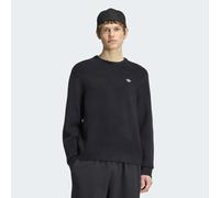 Sweatshirt ADIDAS ORIGINALS "TREFOIL ESSENTIALS", Herren, Gr. M, schwarz, Obermaterial: 59% Polyacryl, 30% Polyamid, 8% Wolle, 3% Elasthan, normal, angesetztes Bündchen, Sweatshirts Sweatshirt (635192