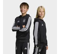 Sweatshirt ADIDAS PERFORMANCE "DEUTSCHLAND DNA KIDS HOODIE", Jungen, Gr. 176, schwarz-weiß (schwarz), Obermaterial: 55% Baumwolle, 36% Polyester, 9% Viskose, angesetztes Bündchen, Sweatshirts Sweatshi