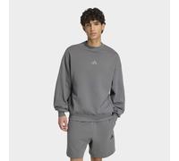 Sweatshirt ADIDAS SPORTSWEAR "ADIDAS KIT, KLEINES LOGO", Herren, Gr. M, grau (grau five), Obermaterial: 100% Baumwolle, normal, Rundhals, angesetztes Bündchen, Sweatshirts Sweatshirt, Schwere Premium-
