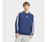 Sweatshirt ADIDAS SPORTSWEAR "ESSENTIALS 3-STREIFEN FLEECE", Herren, Gr. M, team navy blau 2, weiß, Obermaterial: 70% Baumwolle, 30% Polyester, normal, Rundhals, angesetztes Bündchen, Sweatshirts Swea