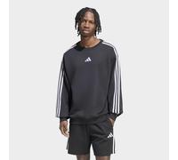Essentials 3-Streifen French Terry Sweatshirt Black / White XL