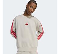 adidas Sportswear Sweatshirt mit Label-Stitching in Beige, Größe M