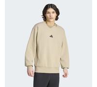 Sweatshirt ADIDAS SPORTSWEAR "ESSENTIALS FEELCOZY", Herren, Gr. M, wonder cargo, schwarz, Obermaterial: 70% Baumwolle, 30% Polyester, normal, Rundhals, angesetztes Bündchen, Sweatshirts Sweatshirt (66