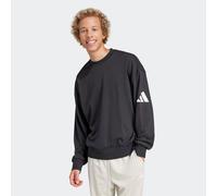adidas Essentials Loose Fit 3-Streifen Logo Sweatshirt Herren JF3576 - black/white M