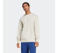 Sweatshirt ADIDAS SPORTSWEAR "M A SZN FT CRW", Herren, Gr. M, grau (wonder aluminium), Obermaterial: 100% Baumwolle, Rundhals, Sweatshirts Sweatshirt (94279069-M) wonder aluminium
