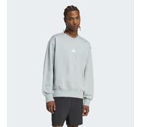 Sweatshirt ADIDAS SPORTSWEAR "M FEELCOZY SWT", Herren, Gr. XXL, wonder sage, weiß, Obermaterial: 70% Baumwolle, 30% Polyester, normal, Rundhals, angesetztes Bündchen, Sweatshirts Sweatshirt (20608500-