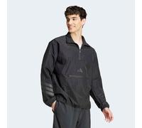 Sweatshirt ADIDAS SPORTSWEAR "M FI WV HZ", Herren, Gr. L, schwarz, Obermaterial: 100% Polyamid, Sweatshirts Sweatshirt, Windbreaker (17419921-L) schwarz