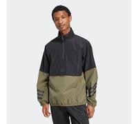 Sweatshirt ADIDAS SPORTSWEAR "M FI WV HZ", Herren, Gr. XL, grün (olive strata), Obermaterial: 100% Polyamid, angesetztes Bündchen, Sweatshirts Sweatshirt, Windbreaker (52553335-XL) olive strata