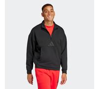 Sweatshirt ADIDAS SPORTSWEAR "M Z.N.E. H-ZIP", Herren, Gr. S, schwarz, Obermaterial: 57% Polyester, 43% Baumwolle, Sweatshirts (33636547-S) schwarz