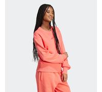 Sweatshirt ADIDAS SPORTSWEAR "W ALL SZN FT SW", Damen, Gr. S, semi turbo, Obermaterial: 100% Baumwolle, Rundhals, Sweatshirts Sweatshirt (99629510-S) semi turbo