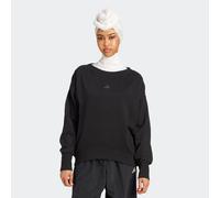 Sweatshirt ADIDAS SPORTSWEAR "W CO FT SWT", Damen, Gr. M, schwarz (schwarz, schwarz), Obermaterial: 68% Baumwolle, 32% Polyester, Sweatshirts Sweatshirt (77536502-M) schwarz, schwarz