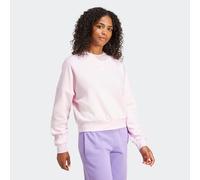 Sweatshirt ADIDAS SPORTSWEAR "W SL FC SWT", Damen, Gr. S, weiß (clear pink, weiß), Obermaterial: 70% Baumwolle, 30% Polyester, Rundhals, Sweatshirts Sweatshirt (94503330-S) clear pink, weiß