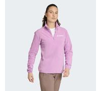 Sweatshirt ADIDAS TERREX "W MT ESS HZ FL", Damen, Gr. L, rosa (prepur), Obermaterial: 100% Polyester, Sweatshirts Sweatshirt (12495011-L) prepur
