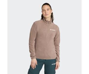 Sweatshirt ADIDAS TERREX "W MT ESS HZ FL", Damen, Gr. L, trabrn, Obermaterial: 100% Polyester, Sweatshirts Sweatshirt (54926722-L) trabrn