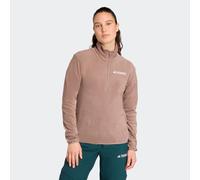 Sweatshirt ADIDAS TERREX "W MT ESS HZ FL", Damen, Gr. M, trabrn, Obermaterial: 100% Polyester, Sweatshirts Sweatshirt (54926722-M) trabrn