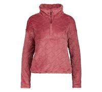 Sweatshirt ALIFE & KICKIN "Damen LilianAK G", Damen, Gr. M, rot (astro dust), 100% Polyester, weit hüftlang, elastischer Bund, Sweatshirts Sweatshirt, Kuschliger Teddy Pullover mit zwei seitlichen Ein