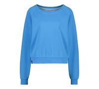 Sweatshirt ALIFE & KICKIN "Damen TeonaAK A", Damen, Gr. S, blau (azure), 80% Baumwolle, 20% Polyester, Basic, oversize hüftlang, Rippbündchen, Sweatshirts Sweatshirt, Basic Pullover mit Rundhalsaussch