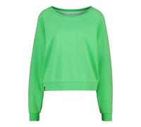 ALIFE and Kickin Damen Pullover TeonaAK A - Langarmshirt, Sweatshirt in Oversize-Design, Gr. S-XXL - Mit lässigen Raglanärmeln - Baumwolle Damen Rundhalspullover, Sweatshirt Green Apple XS
