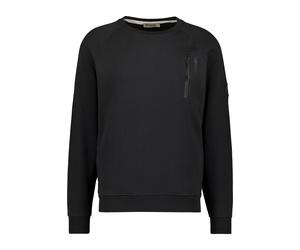 Sweatshirt ALIFE & KICKIN "Herren FabioAK A Rundhalspullover, Pullover", Herren, Gr. L, schwarz (moonless), 100% Baumwolle, Sweatshirts Sweatshirt (41594804-L) moonless