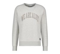 Sweatshirt ALIFE & KICKIN "Herren LevinAK A Rundhalspullover, Pullover", Herren, Gr. XL, weiß (cloudy melange), 50% Baumwolle, 50% Polyester, Sweatshirts Sweatshirt (90858218-XL) cloudy melange