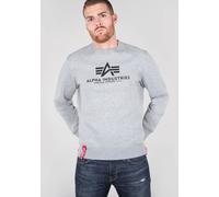 Alpha Industries Herren Basic Pullover Sweatshirt, Grey Heather, M