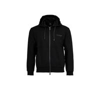 Armani Exchange Sweatjacke mit Reißverschluss und Kapuze 100% Baumwolle Herren L Schwarz