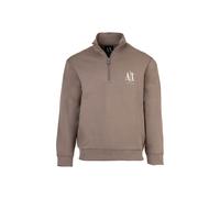Sweatshirt ARMANI EXCHANGE "Sweatshirt 1er Pack", Herren, Gr. XL, beige, Obermaterial: 79% Baumwolle CO. 17% Polyester PES. 4% Elasthan EL., Sweatshirts Sweatshirt (40517145-XL) beige