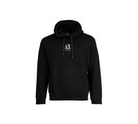 Armani Exchange Sweatshirt Herren Heritage AX Kapuze Logo Baumwoll-Mix Schwarz M