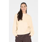 Sweatshirt ATHLECIA "Cabell", Damen, Gr. 38, beige (nude), 100% Baumwolle, bedruckt, lang, Rundhals, Sweatshirts Sweatshirt, mit superweichem Tragegefühl (12220337-38) nude