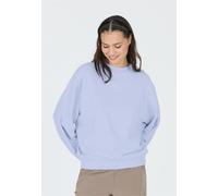 Sweatshirt ATHLECIA "Cabell", Damen, Gr. 40, blau (hellblau), 100% Baumwolle, bedruckt, lang, Rundhals, Sweatshirts Sweatshirt, mit superweichem Tragegefühl (21168954-40) hellblau