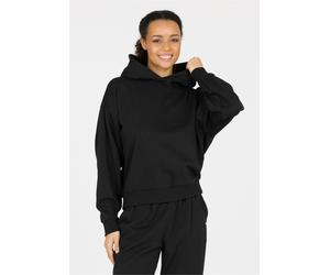 Sweatshirt ATHLECIA "Carmen", Damen, Gr. 38, schwarz, 65% Polyester, 35% Baumwolle, meliert, normal, ohne Ausschnitt, Sweatshirts Sweatshirt, mit Cotton-Touch (52191926-38) schwarz