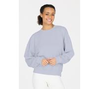 Sweatshirt ATHLECIA "Crecy", Damen, Gr. 44, weiß, 50% Baumwolle, 48% Polyester, 2% Elasthan, unifarben, normal, Rundhals, Sweatshirts Sweatshirt, aus super weichem Material (63265336-44) weiß