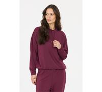 Sweatshirt ATHLECIA "Jacey", Damen, Gr. 38, dunkelrot, 51% Polyester, 44% Modal, 5% Elasthan, unifarben, normal, Rundhals, Sweatshirts Sweatshirt, aus extra weichem Material (96237810-38) dunkelrot
