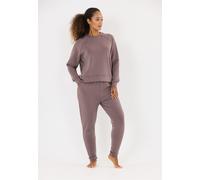Sweatshirt ATHLECIA "Jacey", Damen, Gr. 44, rostbraun, 51% Polyester, 44% Modal, 5% Elasthan, unifarben, normal, Rundhals, Sweatshirts Sweatshirt, aus extra weichem Material (34902338-44) rostbraun